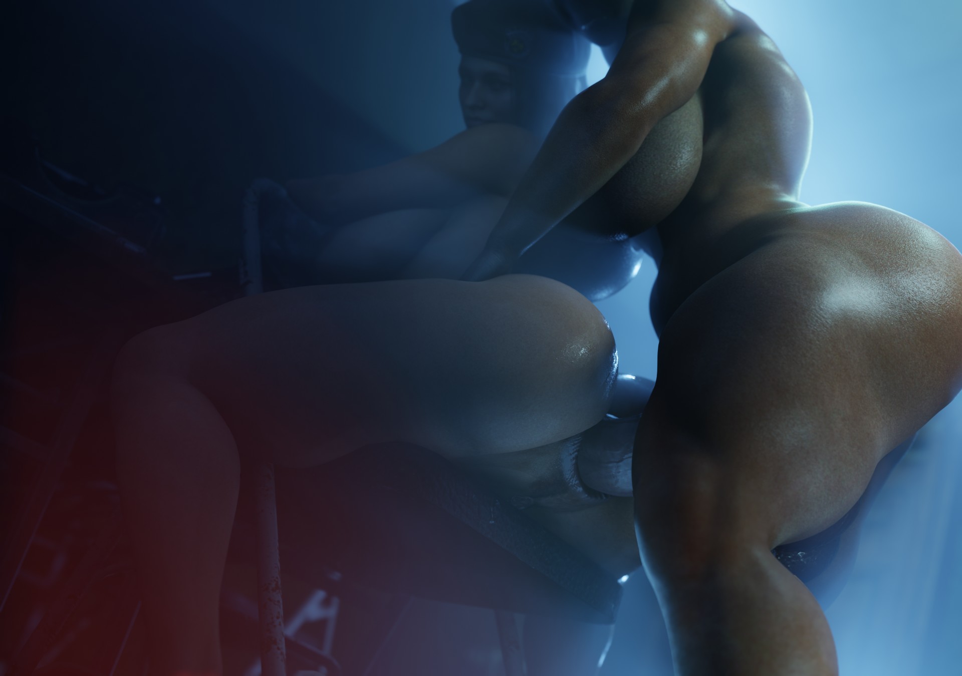 1futa, 1girls, 3d, african, african futa, anal, anal sex, ass, balls, breasts, capcom, chocolate and vanilla, dark skin, dark-skinned futa, female, futanari, huge ass, huge balls, huge breasts, huge cock, interracial, intersex, jill valentine, jill valentine (sasha zotova), light skin, light-skinned female, penis, resident evil, resident evil 3, resident evil 3 remake, resident evil 5, sfmnewbie, sheva alomar