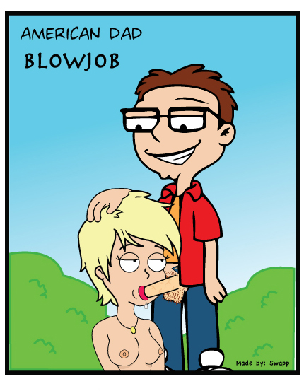 1girls american_dad black_eyes blonde_hair breasts brown_hair fellatio female glasses hairy_balls jessica_raplansky male nipples penis public short_hair steve_smith swapp