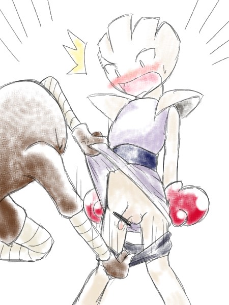 color hitmonchan hitmonlee interspecies male male_only multiple_males nintendo pokemon pokemon_(species) tagme yaoi