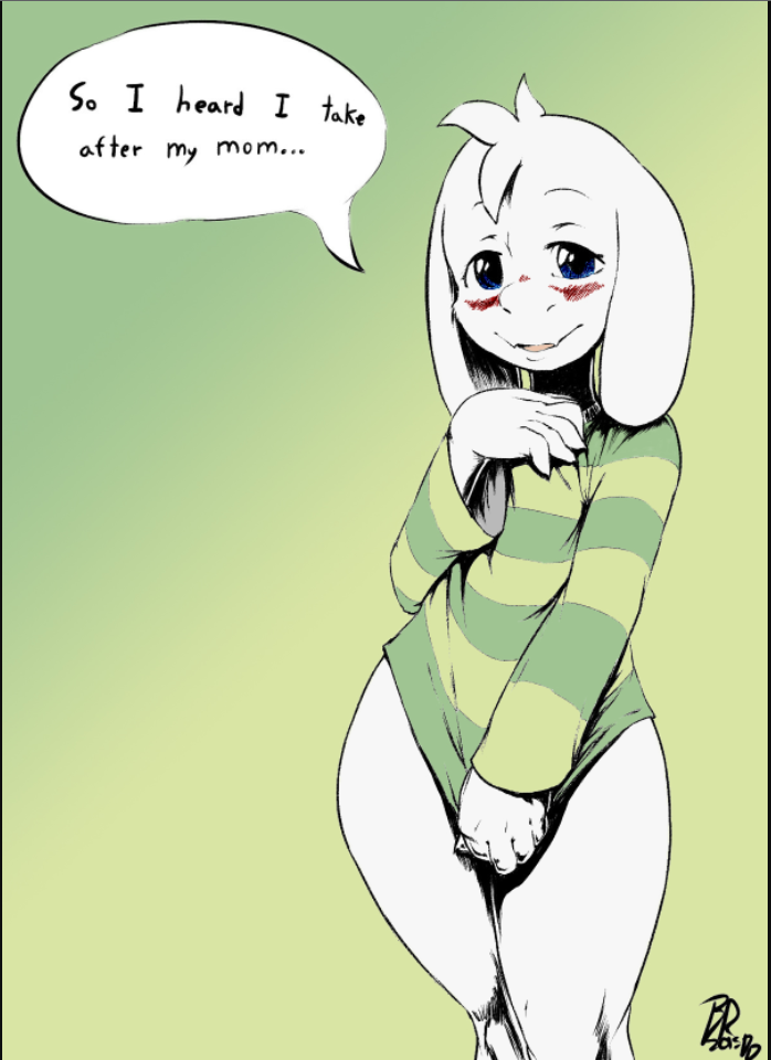 1boy aged_up asriel asriel_dreemurr blush byondrage clothed clothing covering_vagina femboy flat_chest goat goat_boy goat_ears goat_horns goat_humanoid male male_only no_pants reupload shirt_down undertale white_body white_fur