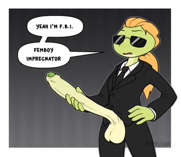 1futa amphibian balls black_tie_(suit) clothed clothing dialogue dialogue_box erection eyewear frog futa_only futanari genitals glasses gynomorph hand_on_penis huge_cock humanoid humanoid_penis intersex long_penis low_res masturbation megan_ziegler mostly_clothed partially_retracted_foreskin penile penile_masturbation penis perpleon poking_out solo standing suit text tongue_out uncut