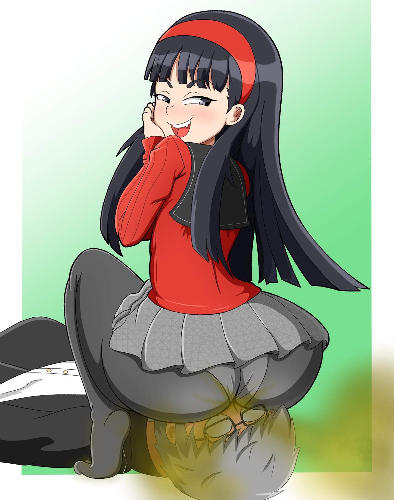 ass, ass on face, big ass, brap, facesitting, fart, farting in face, miniskirt, naughty face, protorepulsive, repulsiveproto, skirt, upskirt