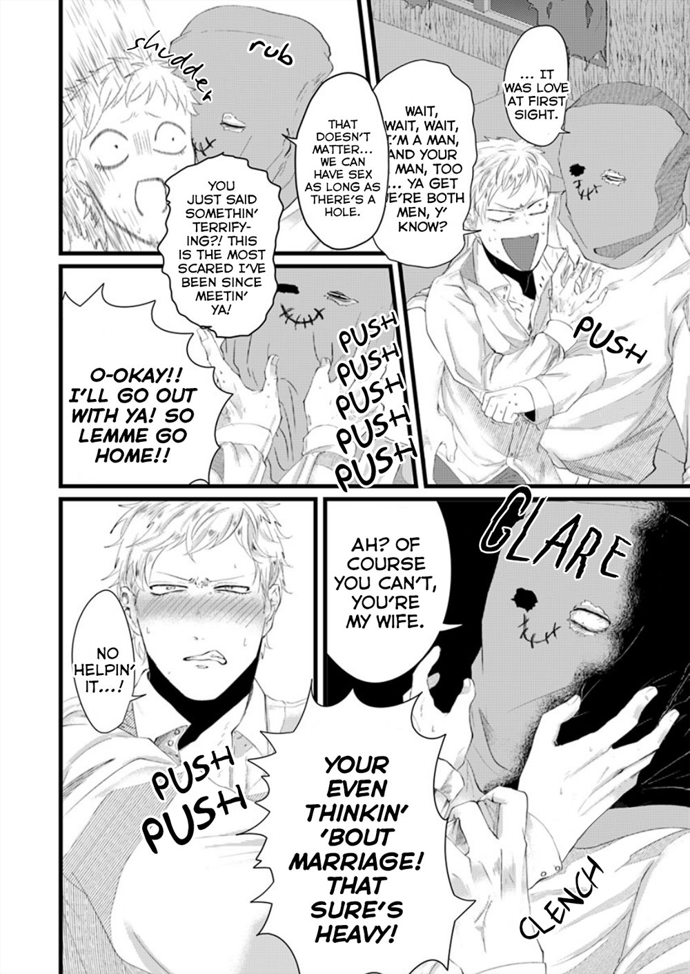 bloody_clothes dress_shirt killer male male_only maledom mask masked masked_male murderer muscular muscular_male serial_killer tie yaoi