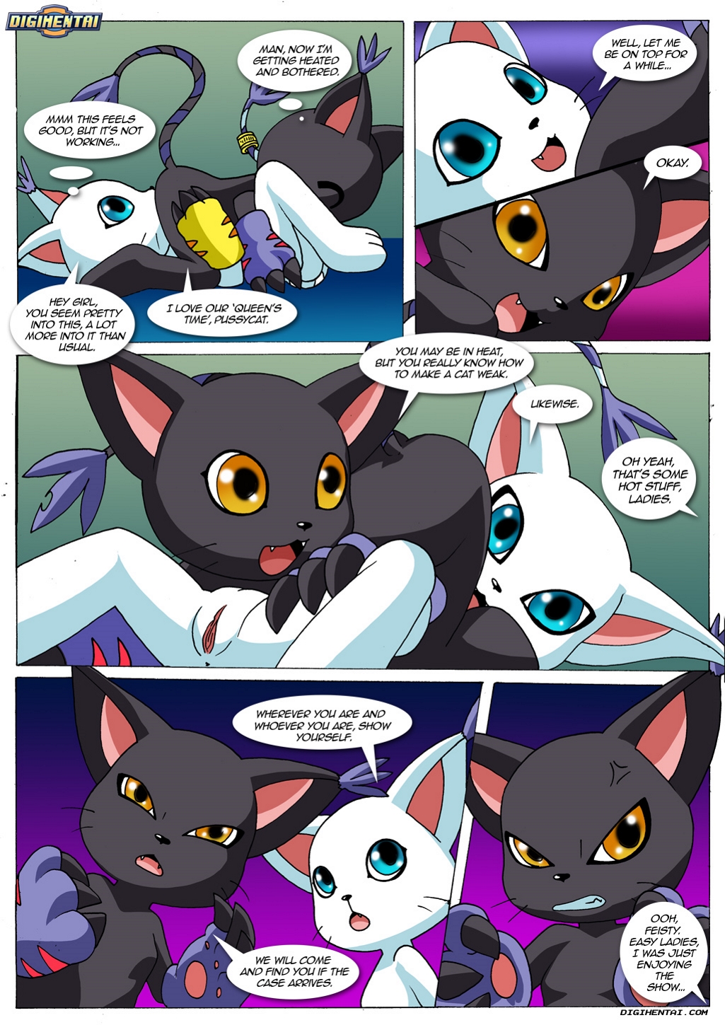 2girls 69 69_position anus ass bbmbbf blackgatomon comic comic_page digihentai digimon female female/female female_only gatomon gatomon_in_heat licking licking_pussy multiple_girls palcomix pussy sex yuri