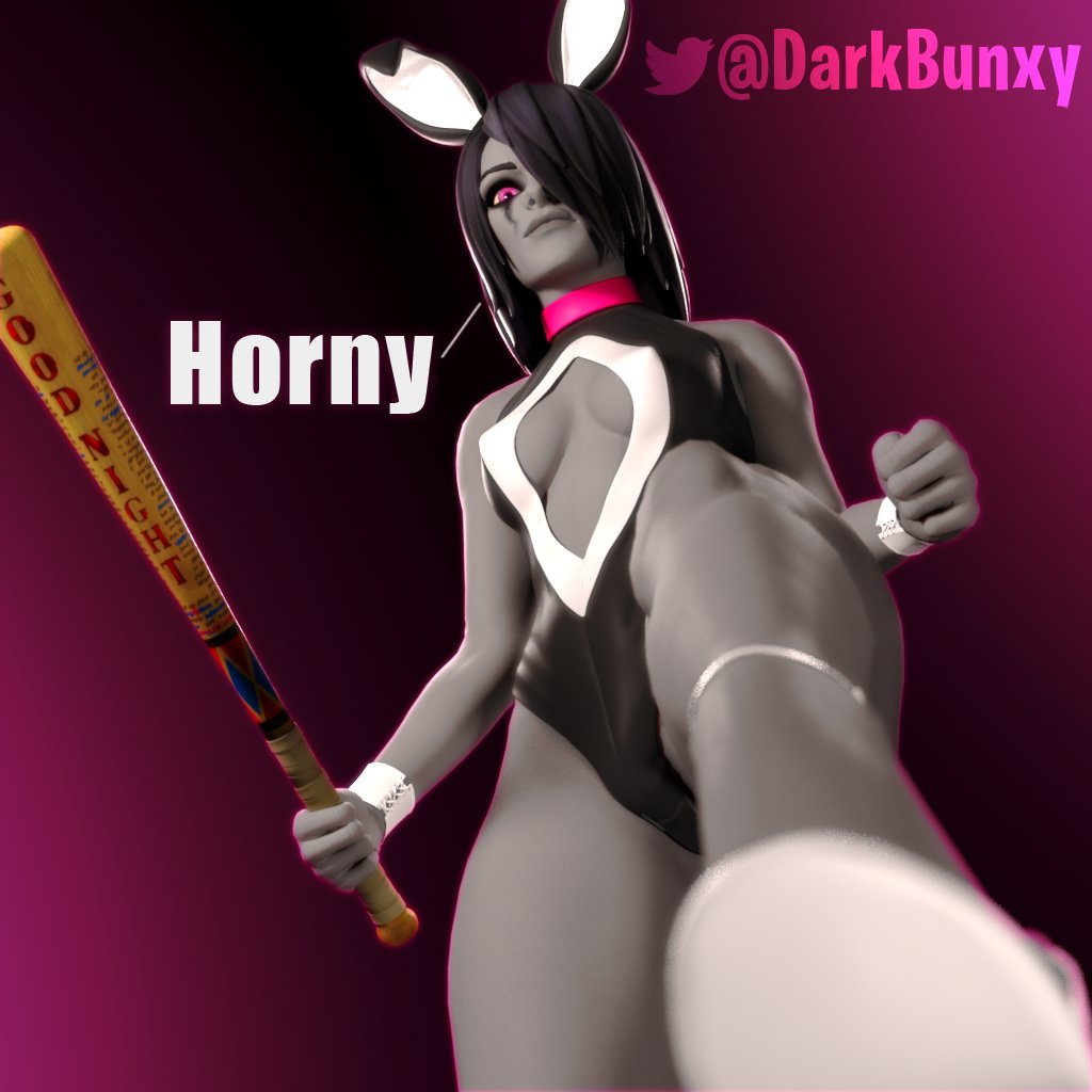 1girls 3d blender bunnysuit darkbunxy erect_nipples female female_only fortnite looking_at_viewer looking_down sulbas3d tight_clothing willow_(fortnite)