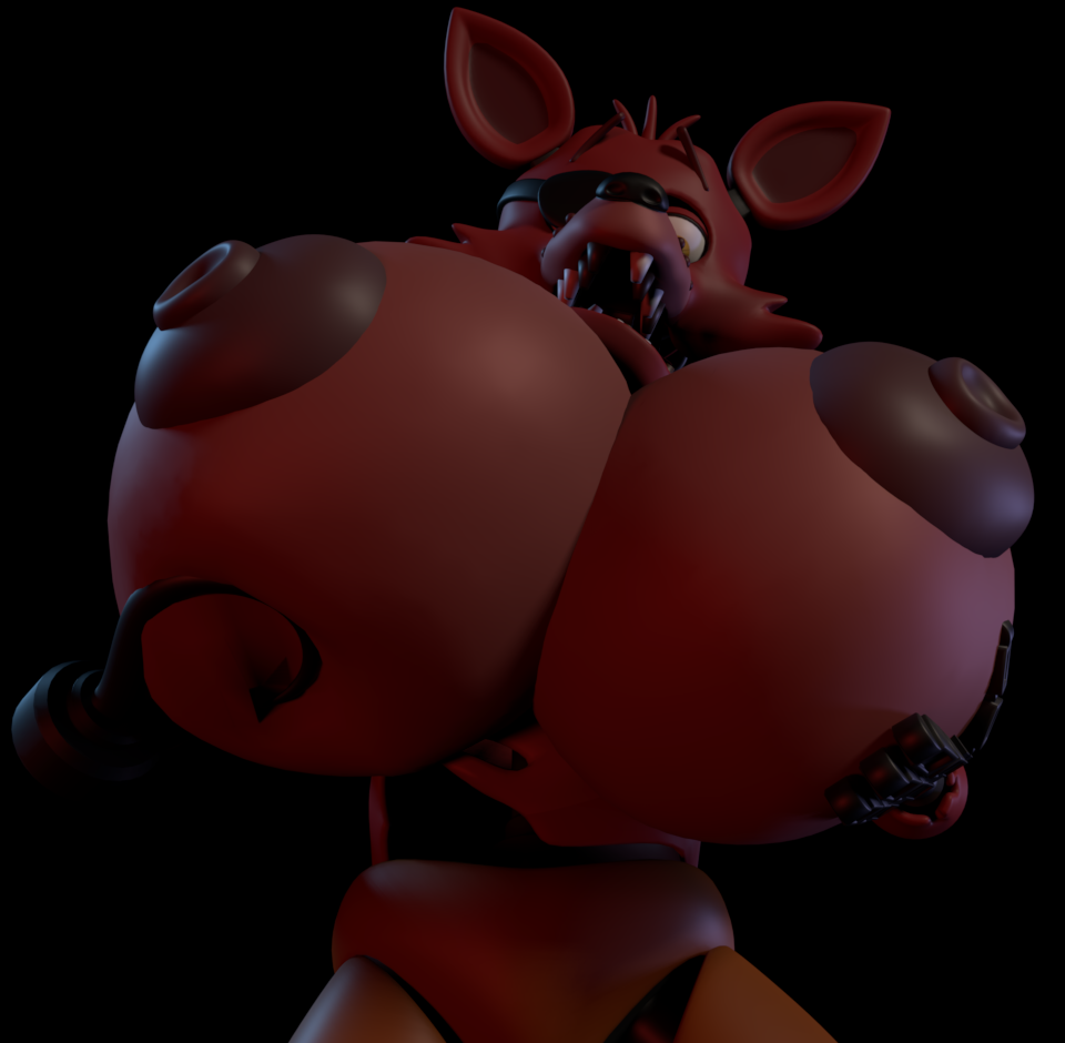 3d 3d_(artwork) ambiguous_gender animatronic anthro big_breasts breast_play breast_squish breasts canid canine digital_media_(artwork) exposed_breasts eye_patch eyewear female five_nights_at_freddy's fox foxy_(fnaf) holding_breast huge_breasts illis looking_down machine mammal multicolored_body pirate red_body robot scottgames solo source_filmmaker squish two_tone_body video_games worried