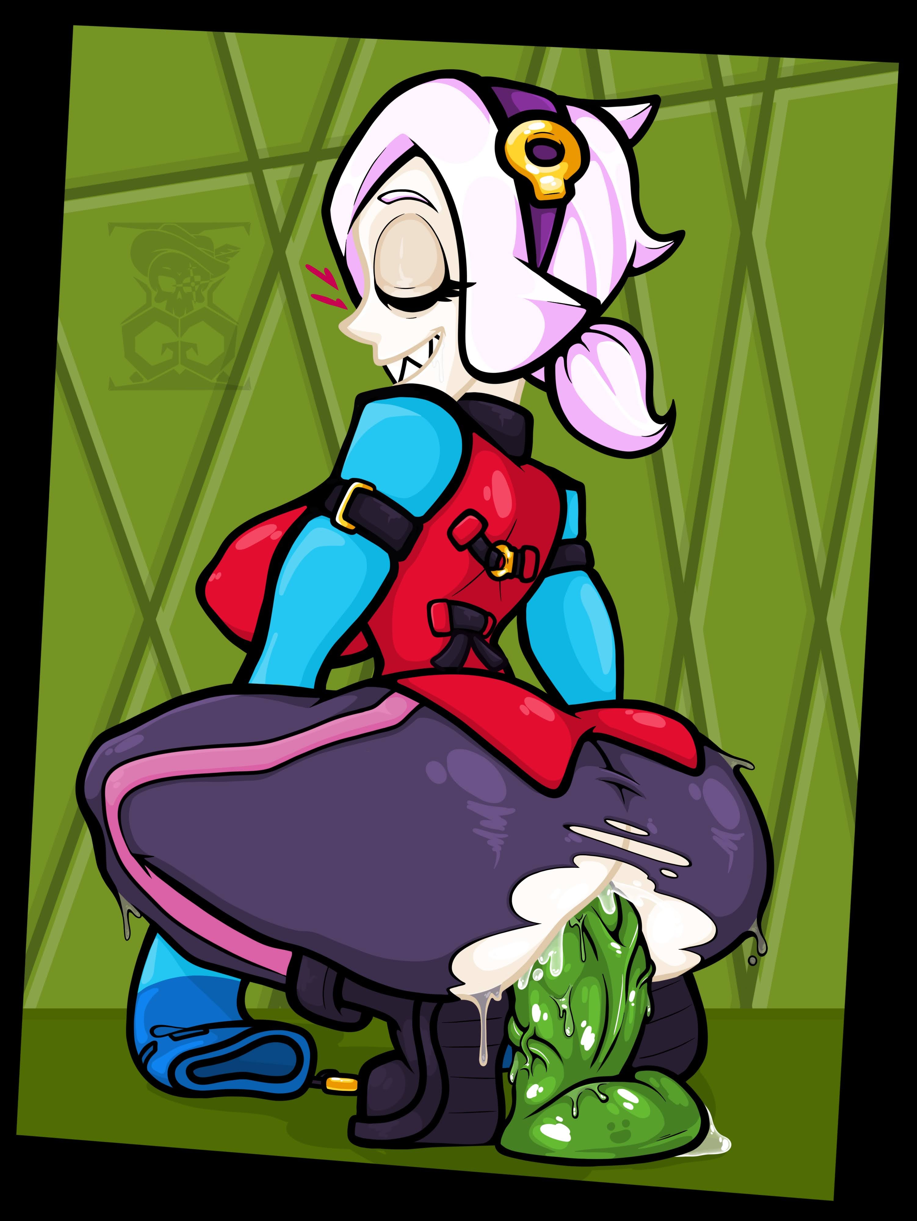 ass, brawl stars, colette (brawl stars), female, gotig1231, pants, tagme, torn clothes, toy