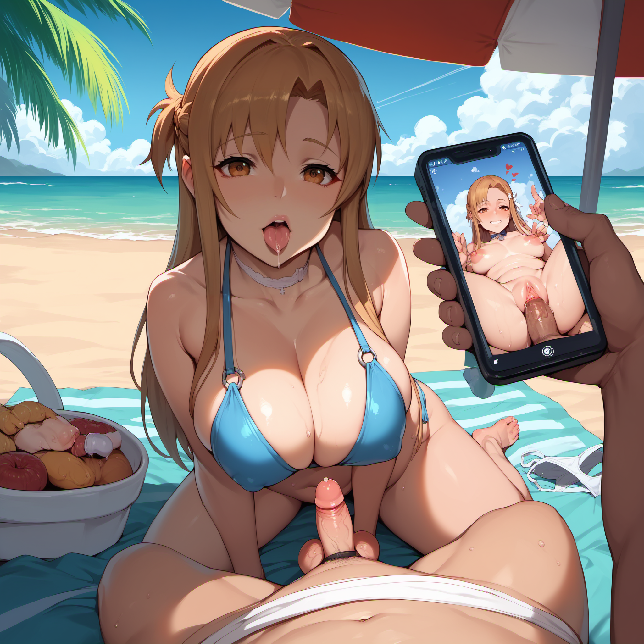 aamak rith, ai generated, cuckold, female, male, netorare, ntr, yuuki asuna
