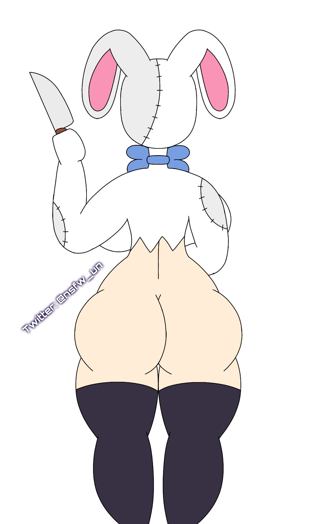 ass big_ass big_breasts big_butt female five_nights_at_freddy's five_nights_at_freddy's:_security_breach fnaf furry furry_suit rabbit rabbit_suit therobotnsfw thick thick_ass thick_hips thick_thighs vanny_(fnaf)