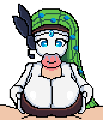 big_breasts big_penis bra cleavage fellatio grabbing_own_breast huge_breasts huge_cock kingcroc meloetta meloetta_(aria_form) paizuri pixel_art pokémon_(species) pokemon pov saliva sucking_penis tagme titjob transparent_background