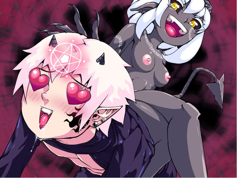 color colored crimson_keep game_over heart_eyes introspurt mind_control rithris_hatespine soriel_(crimson_keep)