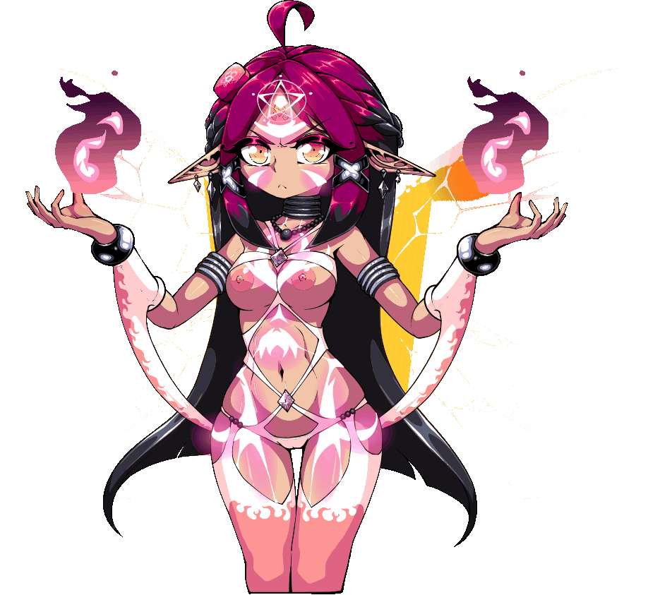 color colored crimson_keep female fire_imp introspurt mind_control sprite tagme transparent_background zazna_(crimson_keep)