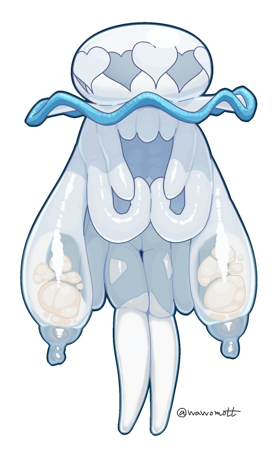 anthro areolae big_breasts breasts erect_nipples female front_view generation_7_pokemon hands_together huge_breasts milk nihilego nintendo nipples pokemon pokemon_(species) sagging_breasts solo solo_focus tentacle tentacle_hair ultra_beast wawo white_body white_hair