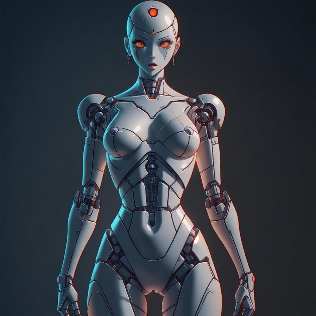 ai_generated breast girl naked pussy robot undress