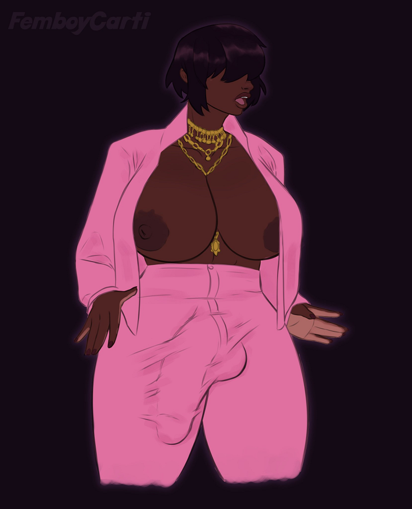 1futa abs bangs bangs_over_eyes big_breasts big_lips big_penis blackberry_(kingdeadass) breasts brown_skin bulge cleavage commissioner_upload dark-skinned_futanari dark_skin dominant_futanari femboycarti flaccid_penis foreskin full_lips futa_only futadom futanari hair_over_eyes hips huge_breasts huge_cock large_penis lips muscular muscular_futanari penis_bulge pink_suit plump_lips presenting_penis short_hair solo solo_futa suit testicle_bulge thick_thighs thighs uncut veins veiny_penis wide_hips