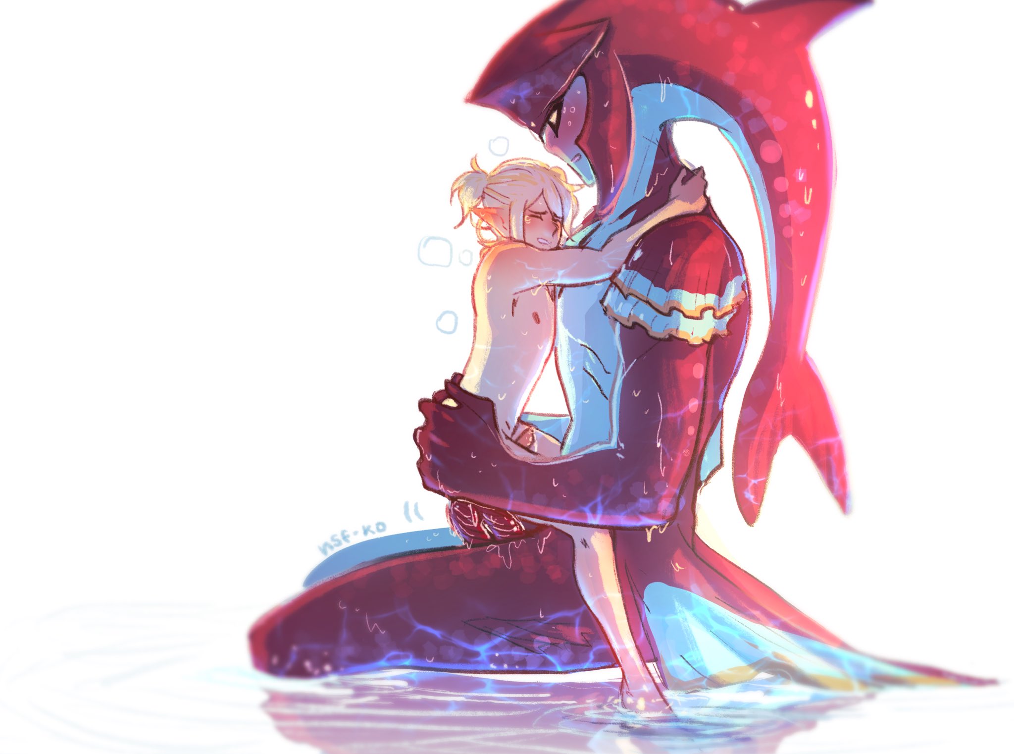 2boys, artist request, breath of the wild, diphallia, diphallism, duo, duo focus, femboy, gay, interspecies, link, link (breath of the wild), male, male focus, male only, multi genitalia, multi penis, nintendo, penis, sidon (zelda), tagme, the legend of zelda, uncensored, yaoi, zora