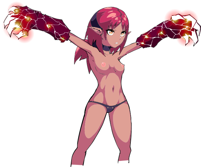 1girls cali_(crimson_keep) color colored crimson_keep female female_only introspurt lava_imp solo sprite tagme transparent_background