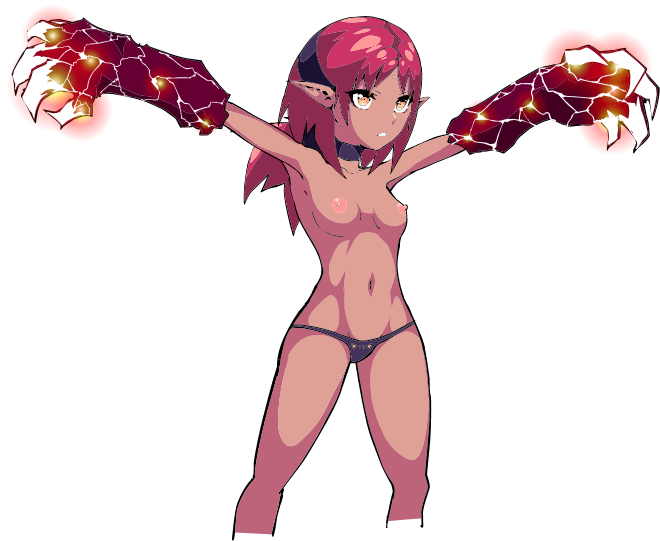 1girls cali_(crimson_keep) color colored crimson_keep female female_only introspurt lava_imp solo sprite tagme transparent_background