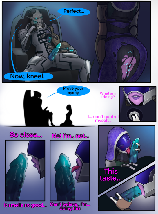 1girls bodysuit comic comic_page female femsub mass_effect quarian rape saren_arterius spacemaxmarine tagme tali'zorah_nar_rayya turian