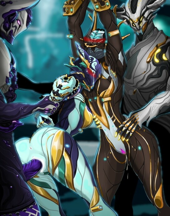 2boys 2girls bondage loki_(warframe) nezha_(warframe) rape spacemaxmarine valkyr_(warframe) valkyr_prime_(warframe) valkyrgrace warframe