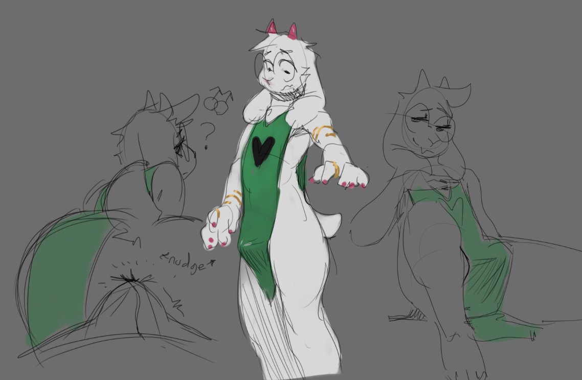 boner, deltarune, erection, furry, gay, goat, kris (deltarune), pompsadoodle, ralsei, twink, undertale, yaoi