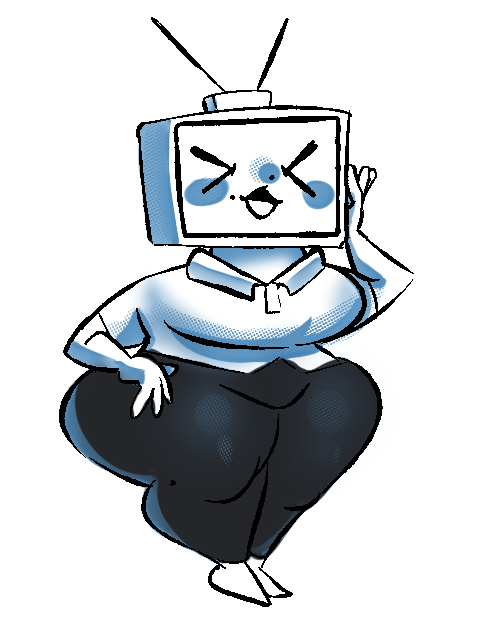 >< 1girls clothed female female_only huge_hips mascot multator overweight pudzh115 rule_63 solo_female toon toonio toony_the_tv tv tv_head voluptuous мультатор туни тунио