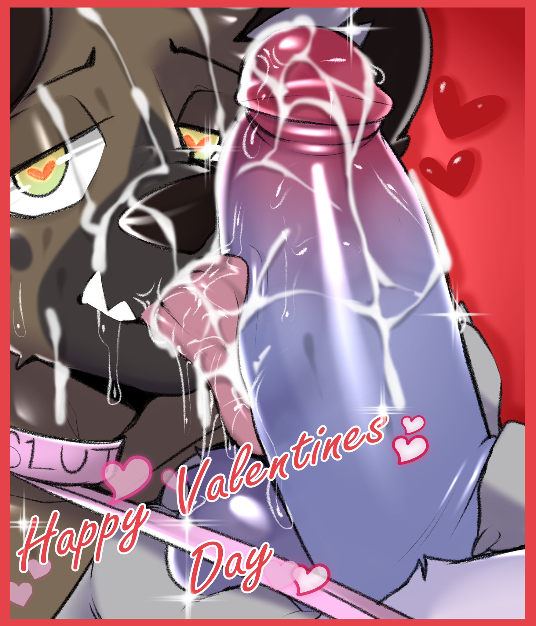 aggressive retsuko, aggretsuko, anthro, artisticwolfie, balls, big balls, big penis, boner, cum, cum on face, donkey, erection, furry, gay, haida, haida (aggretsuko), hyena, licking penis, male, male only, penis, sanrio, smooth fur, tadano (aggretsuko), tsukielewds, yaoi