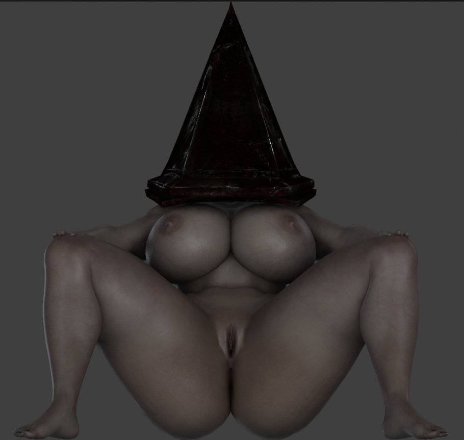 1girls 3d 3d_(artwork) alternate_version_available anus areolae barefoot big_breasts breasts completely_nude completely_nude_female female female_only female_pyramid_head full_body naked naked_female nipples nude nude_female pussy pyramid_head reeboi rule_63 silent_hill sitting solo solo_female spread_legs