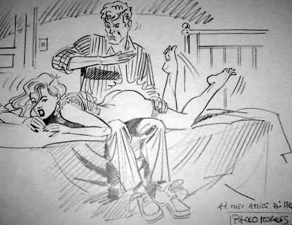 angry black_and_white feet kicking_legs open_mouth otk_spanking skirt_up spanking vintage woman_feet