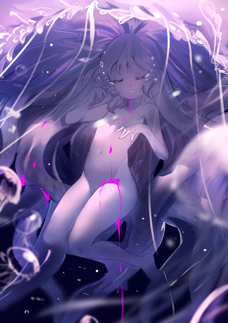 1girls 2022 anthrofied aurelia_(elden_ring) breasts elden_ring female female_only fromsoftware fuyouchu jellyfish nude nude_female spirit_jellyfish