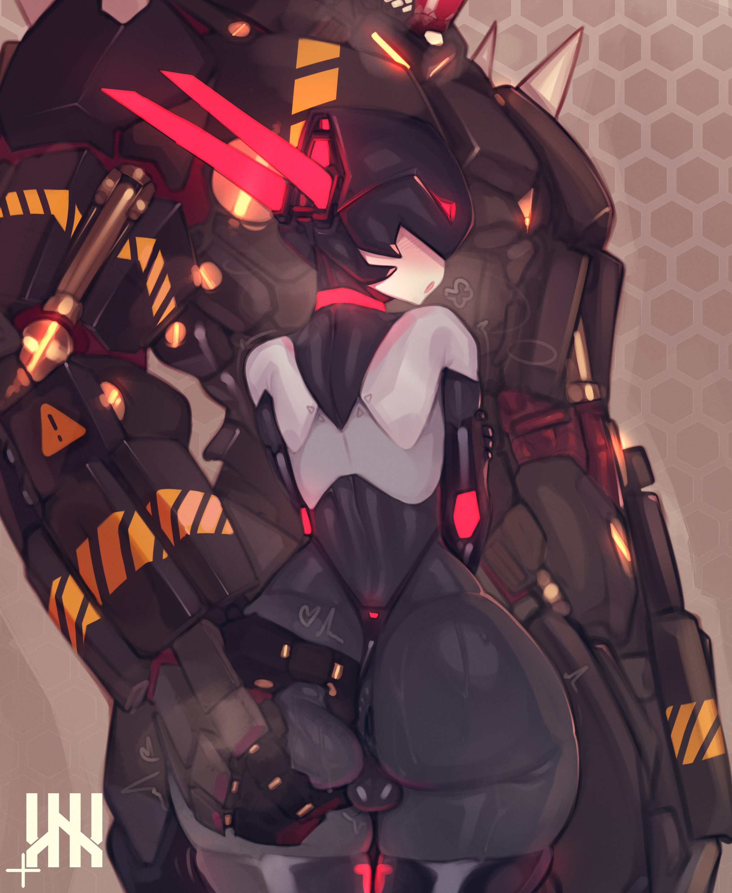 2boys, anus, ass, ass grab, balls, balls in panties, bubble ass, bubble butt, femboy, gay, hostkaun, male, panties aside, robot, smaller male, tagme, thighhighs, thighs, trap, yaoi