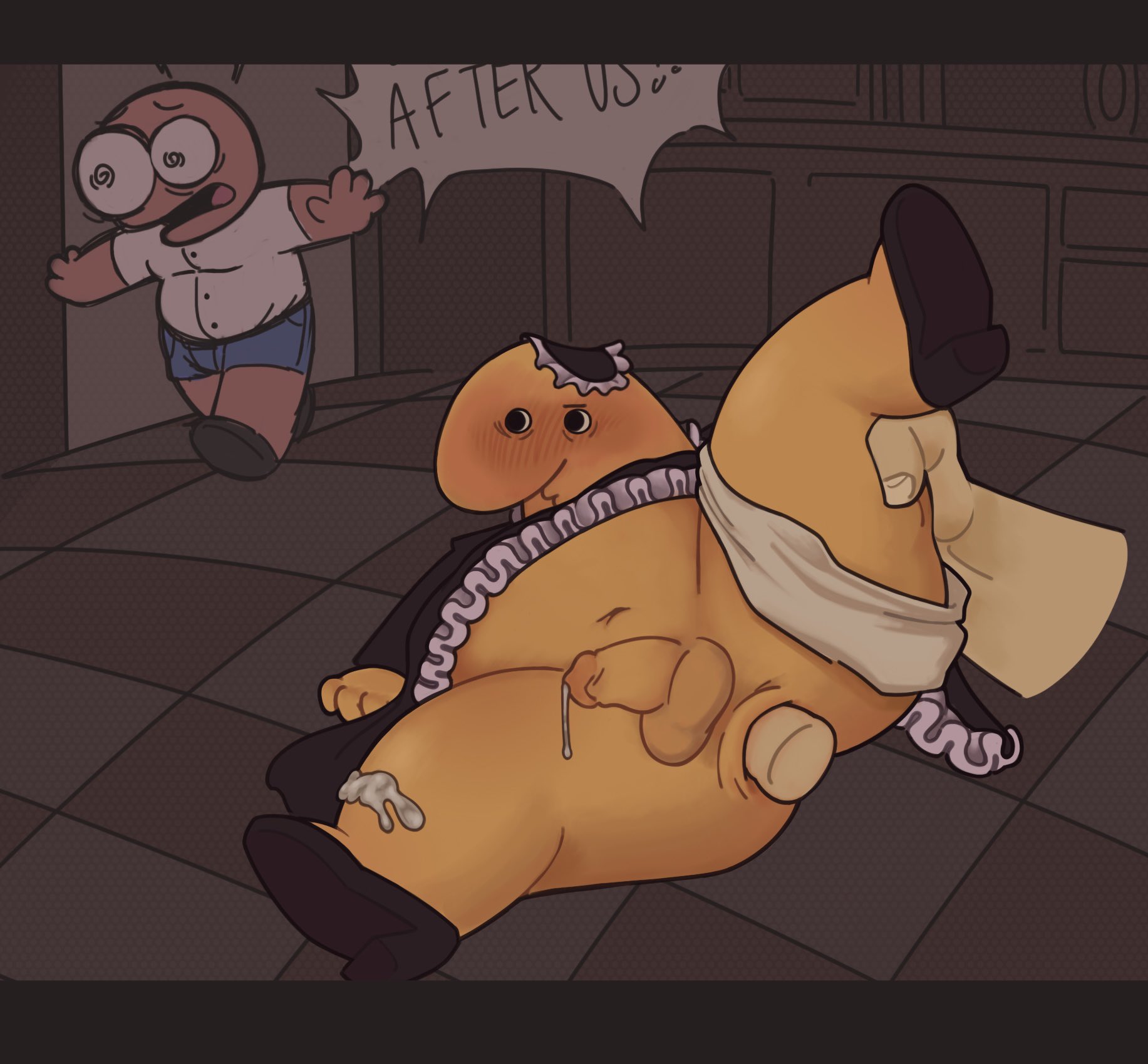 A playful and provocative depiction of Smiling Friends characters