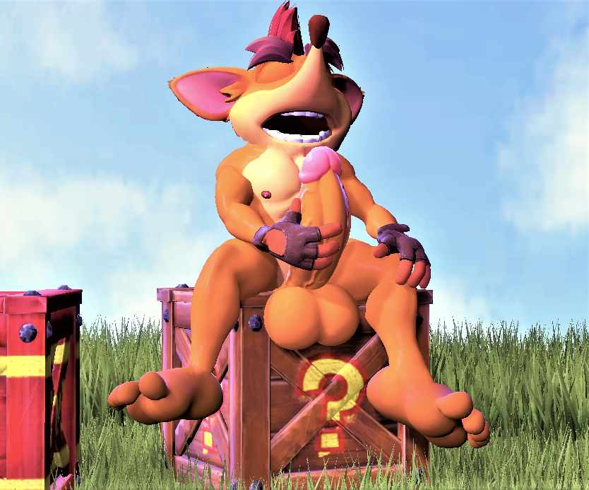 3d 3d_(artwork) anthro anthro_only balls ballsack bandicoot closed_eyes completely_nude completely_nude_male crash_(series) crash_bandicoot crash_bandicoot_4:_it's_about_time curled_toes dr.ivopingasnik erect_nipples erect_penis erection humanoid humanoid_genitalia humanoid_penis looking_pleasured male male_nipples male_only masturbation muscular muscular_anthro muscular_male nipples nude nude_male sfm source_filmmaker toe_curl veiny veiny_penis