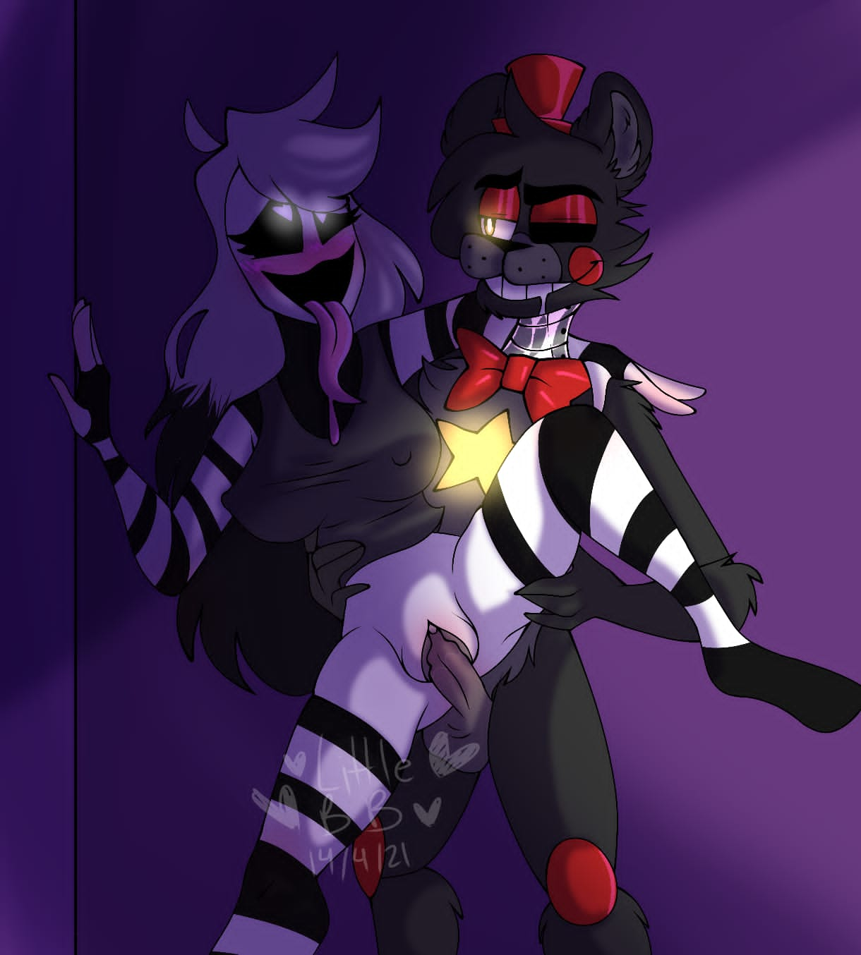 animatronic bear boobs female female/male five_nights_at_freddy's five_nights_at_freddy's_2 fnaf freddy_fazbear's_pizzeria_simulator furry gender_accurate goldbite83 lefty_(fnaf) male male/female marionette_(fnaf) puppet_(fnaf) pussy rule31.5/rule63 sex vaginal_penetration vaginal_sex