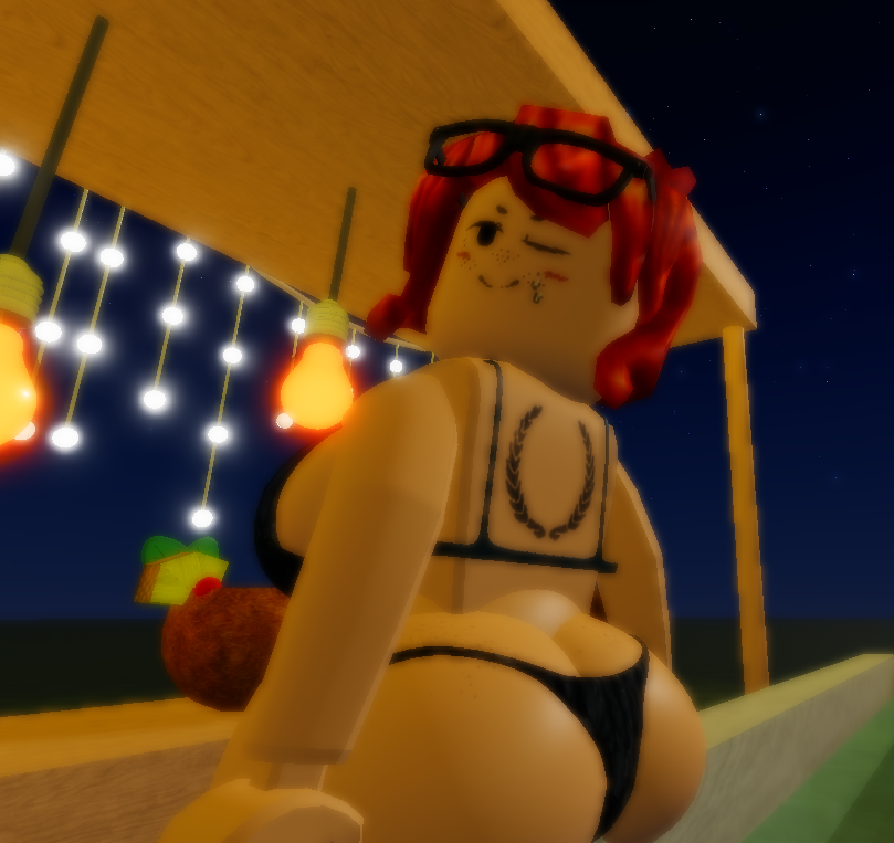 3d acorn_hair big_ass bikini freckles ginger glasses lefmy roblox robloxian source_request tagme