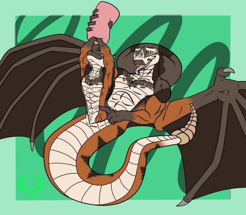 1boy anthro apode balls ceaselesstiger cobra cryptidcritter draconcopode dragon legless male male/male male_focus male_only muscular muscular_male naga penetrable_sex_toy penis penis_with_face penis_with_mouth pit_viper rattlesnake reptile richardrodney scalie sentient_penis serpentine sex_toy snake snake_penis solo solo_focus viper_(species) western_dragon wings