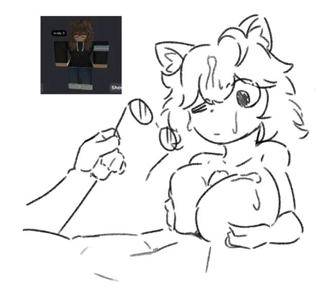 1boy after_sex boobjob breasts cum cum_on_face female ghostbacon glasses long_hair one_eye_closed paizuri penis reference_image repost roblox roblox_avatar robloxian sketch source_request tagme