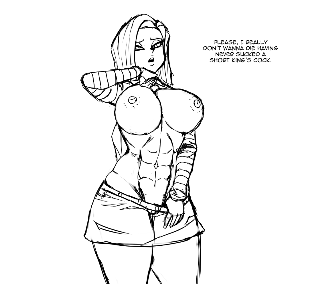 abs android android_18 black_and_white dragon_ball dragon_ball_z kokobiel lifting_shirt looking_away muscular_female pulling_down_pants short_hair shorts sketch text thigh_up