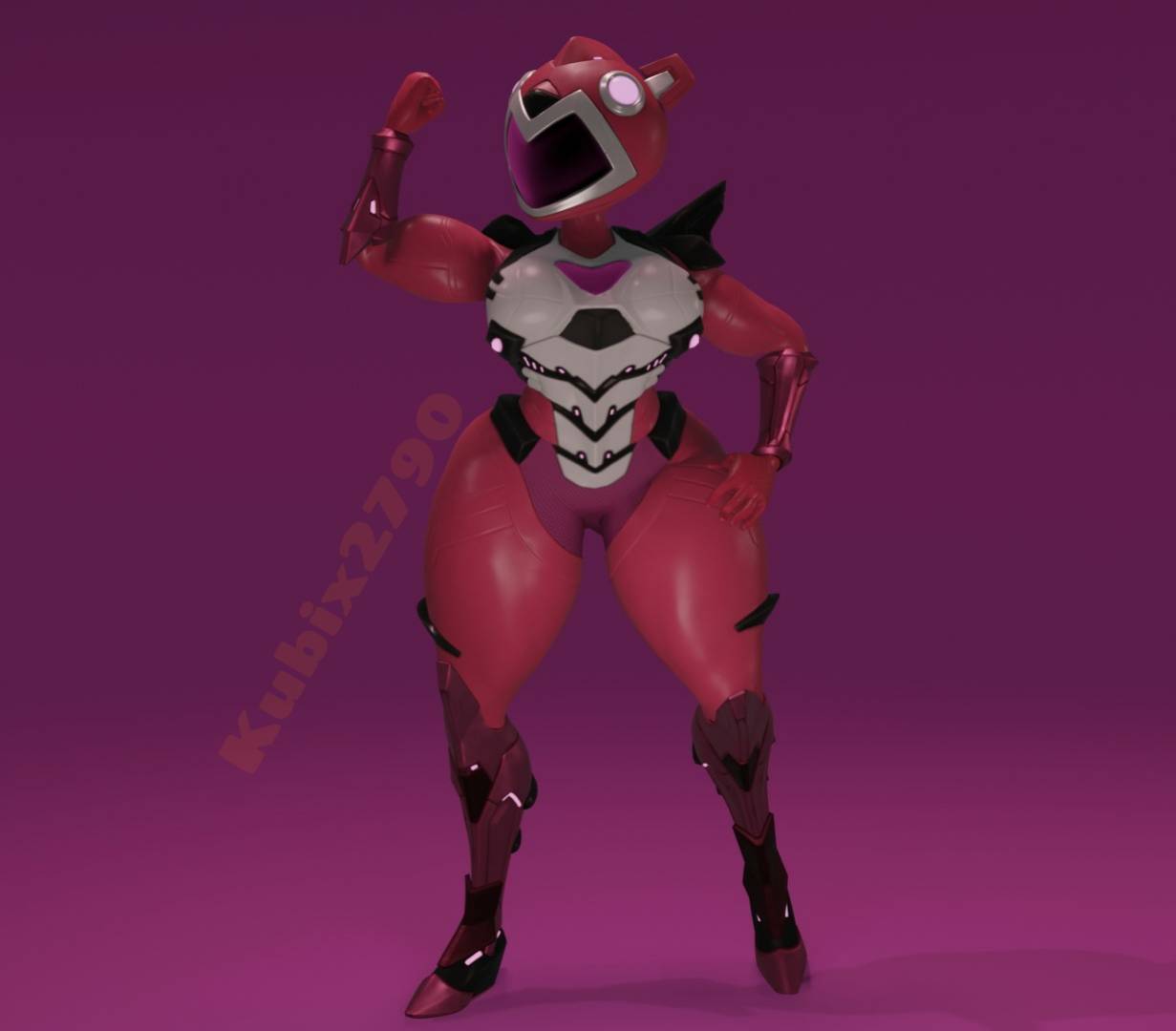 3d face_covered flexing fortnite large_thighs mecha_cuddle_master skin_tight tagme thiccrobots