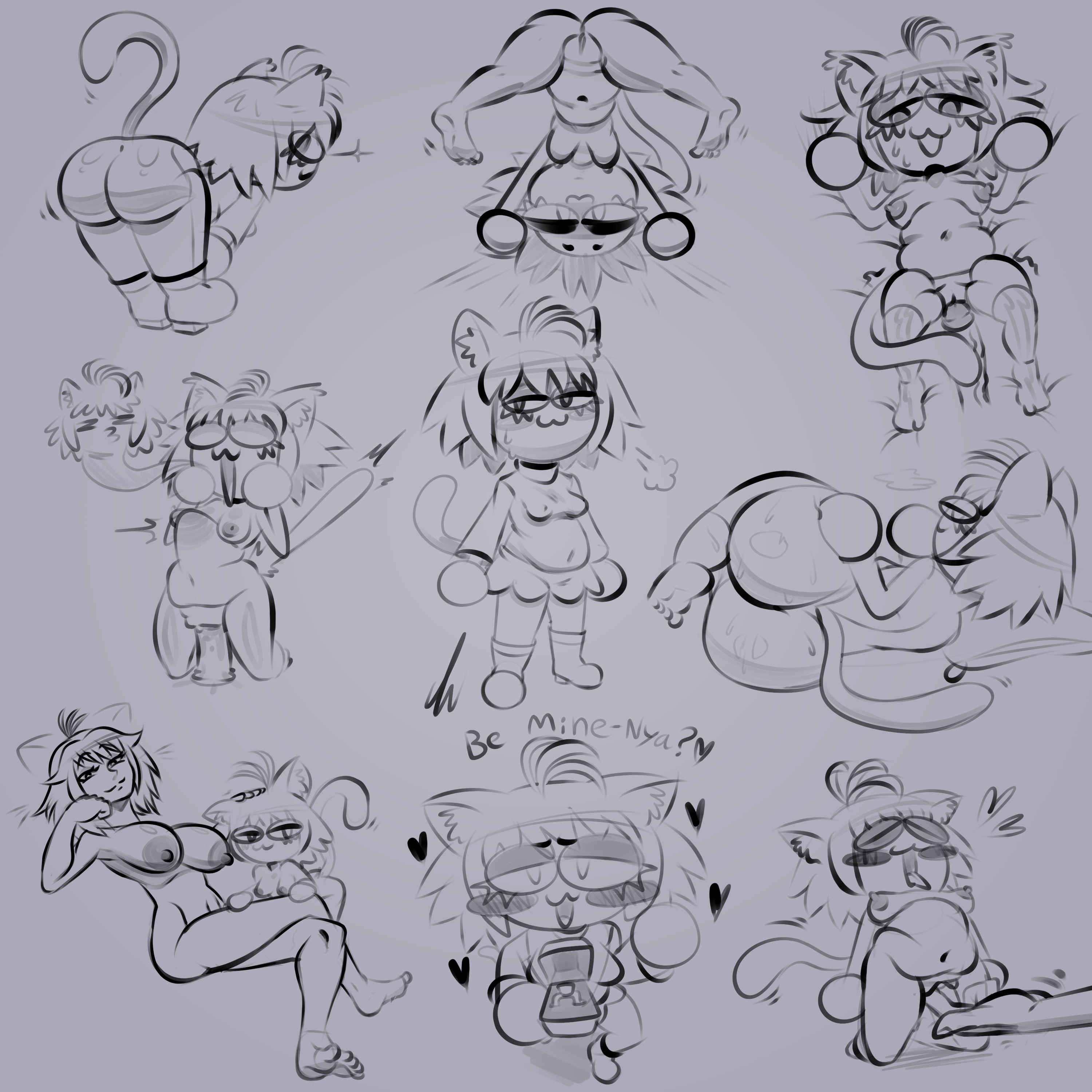 :3, 2girls, anthro, arcueid brunestud, breasts, dual persona, feline, female, male, melty blood, neco-arc, penetration, penile penetration, penis, penis in pussy, pierump, pussy, shortstack, smile, smug, tagme, tsukihime, vagina, vaginal, vaginal penetration, vaginal sex