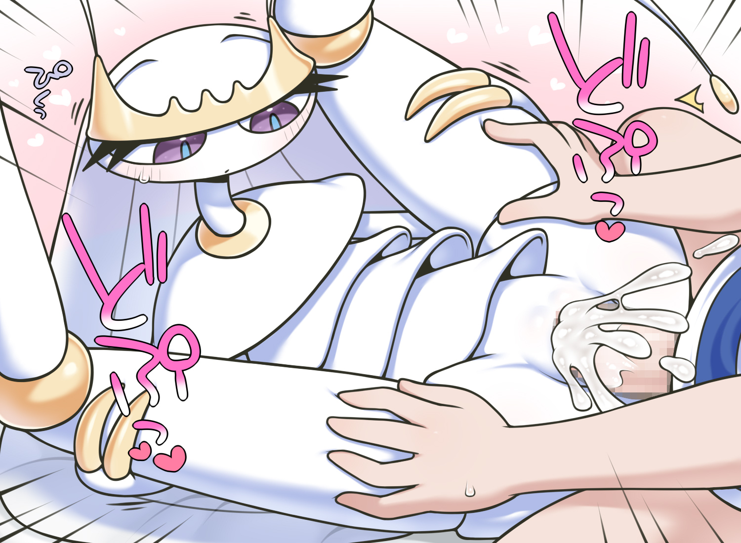 anthro, censored, cum, cum in pussy, cum inside, female, flat chested, insect, nintendo, pheromosa, pokémon (species), pokemon, pokemon (species), pussy, rantana (lalalalackluster), sex, spread legs, ultra beast