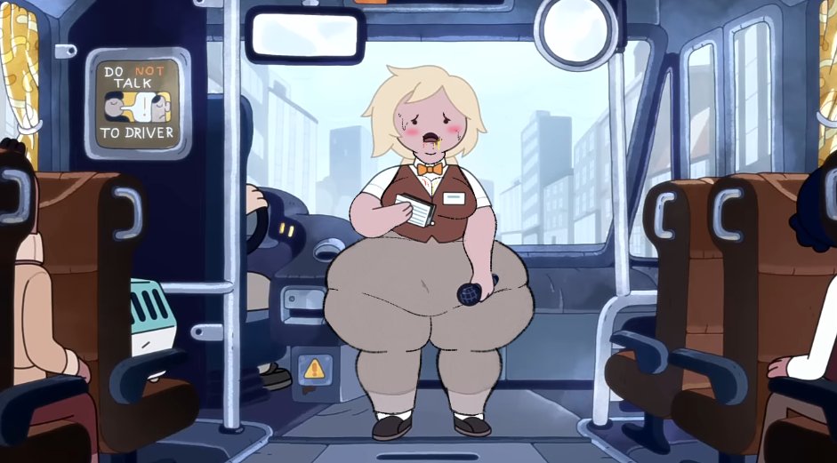 1girls adventure_time belly big_belly big_thighs blonde_hair blush clothing edit fat_fetish female fionna_and_cake fionna_campbell fionna_the_human_girl gabbadraws human morbidly_obese obese pale_skin public screenshot_edit sweatdrop thighs