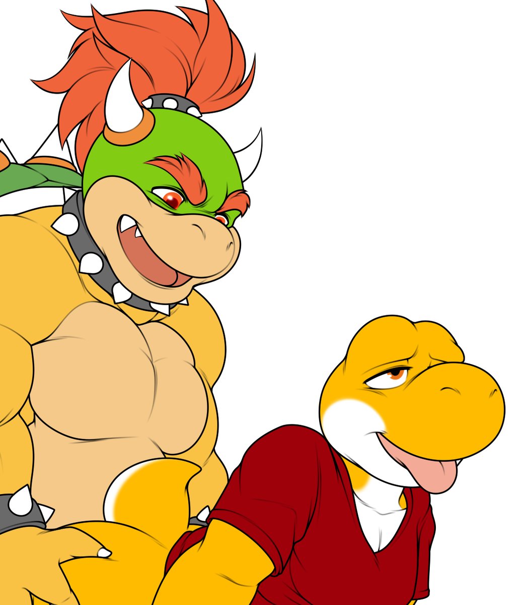 anal_sex anal_sex bowser_jr. from_behind gay male male/male male_only mario_(series) nintendo penetration sex unknown_artist yoshi