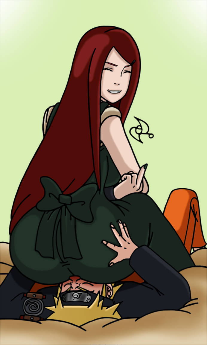 facesitting, female, femdom, incest, male, malesub, naruto, naruto (series), smile, submissive, uzumaki kushina, uzumaki naruto