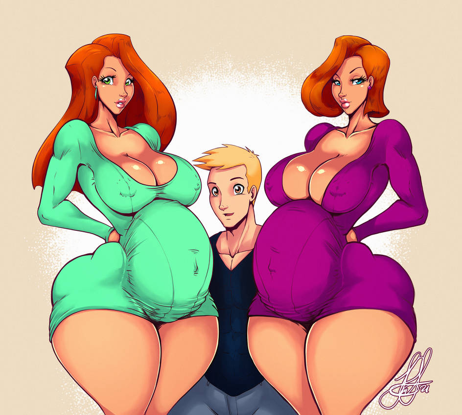 1boy 2girls age_difference aged_up ann_possible big_breasts bust busty cleavage clothing collarbone curvaceous curves curvy_female dat_ass disney fat_ass female female_focus henrik-drake hhammerh hourglass_figure kim_possible kimberly_ann_possible large_breasts legs light-skinned_female light_skin male mature mature_female mature_woman milf mother mother_and_daughter multiple_girls orange_hair pregnant puffy_lips ron_stoppable round_ass rsahnp short_hair thick thick_ass thick_legs thick_lips thick_thighs thigh_highs thighs voluptuous wide_hips