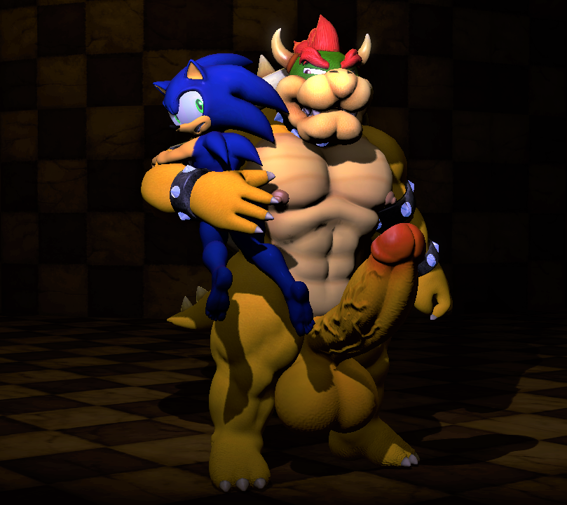 3d_(artwork) anthro anthrofied balls ballsack bara barefoot bottomless bottomless_male bowser completely_nude completely_nude_male crossover dr.ivopingasnik erect_nipples erect_penis erection gay holding holding_partner imminent_sex looking_at_another looking_at_partner male male/male male_only mario_(series) muscular muscular_anthro muscular_male nintendo nipples nude nude_male pecs pectorals penis penis_out sega sfm sonic_(series) sonic_the_hedgehog sonic_the_hedgehog_(series) source_filmmaker veiny veiny_penis yaoi