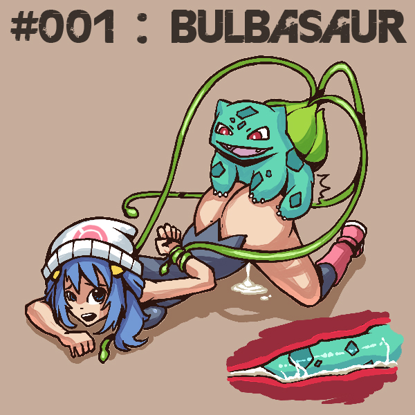 1girls 2010 blue_eyes bulbasaur clothing cum cum_in_pussy cum_inside dawn_(pokemon) doggy_style female female_on_feral feral from_behind human human_on_feral interspecies long_hair male nintendo open_mouth penetration penis pokémon_(species) pokemon pokemon_dppt pokephilia restrained selty sex size_difference small_dom_big_sub spread_legs straight tentacle vaginal_penetration x-ray zoophilia