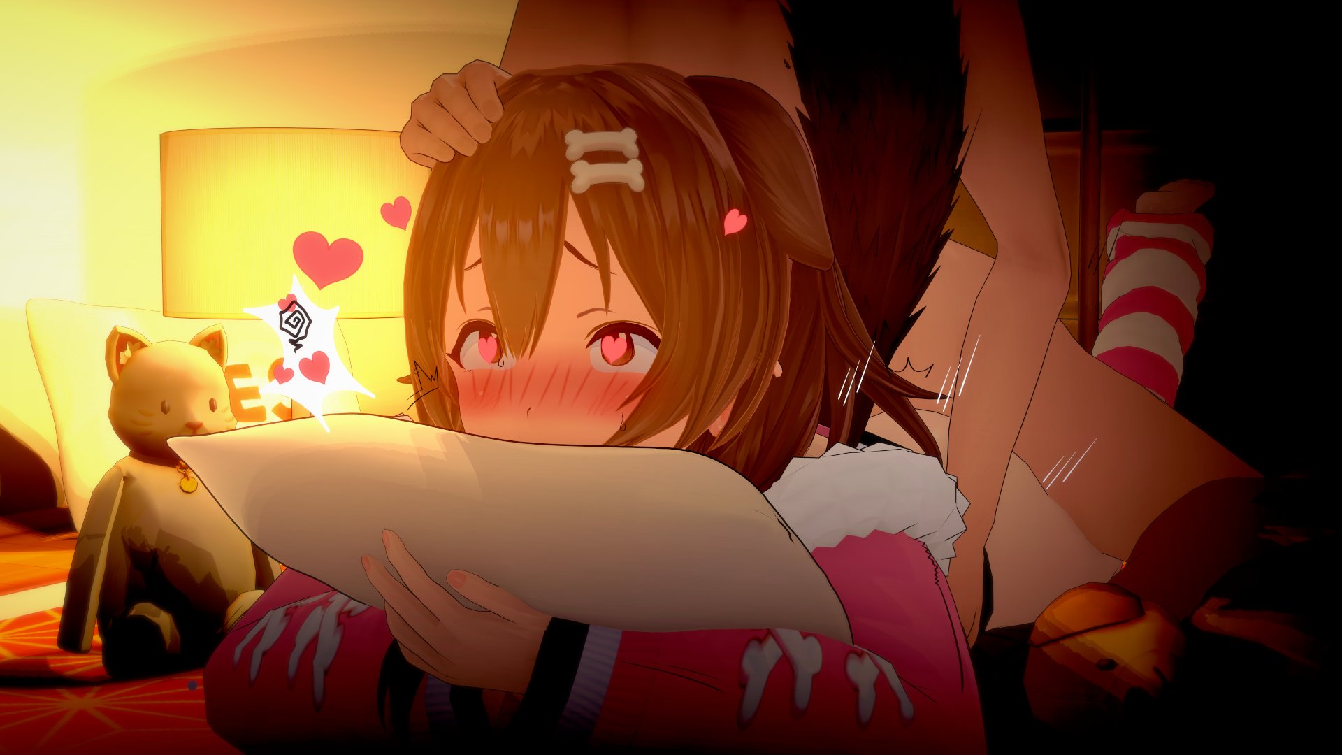 hololive, hololive gamers, hololive japan, inugami korone, pillow, pillow grab, tagme, virtual youtuber, wataamage