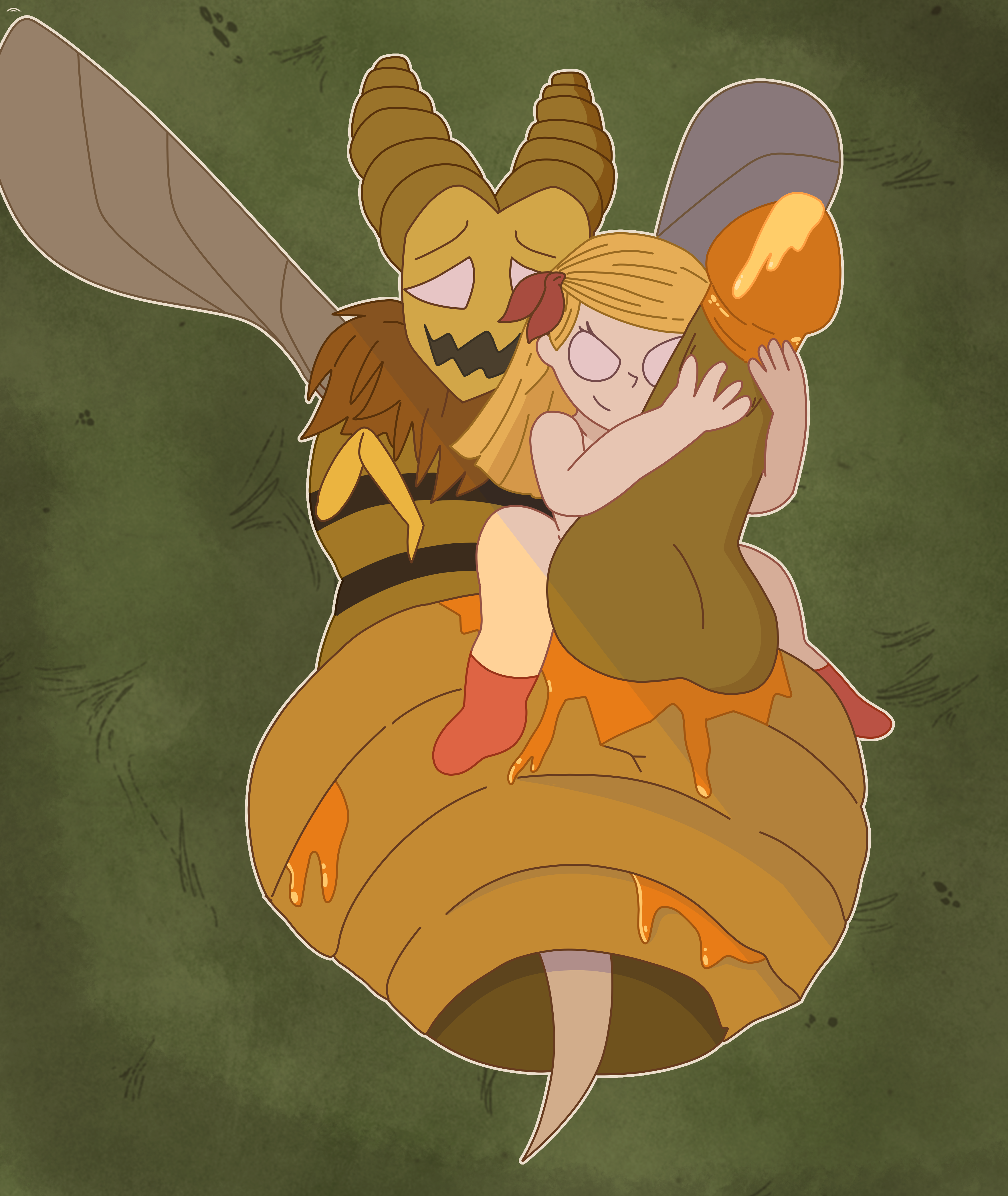 A lingering gaze promises future delights