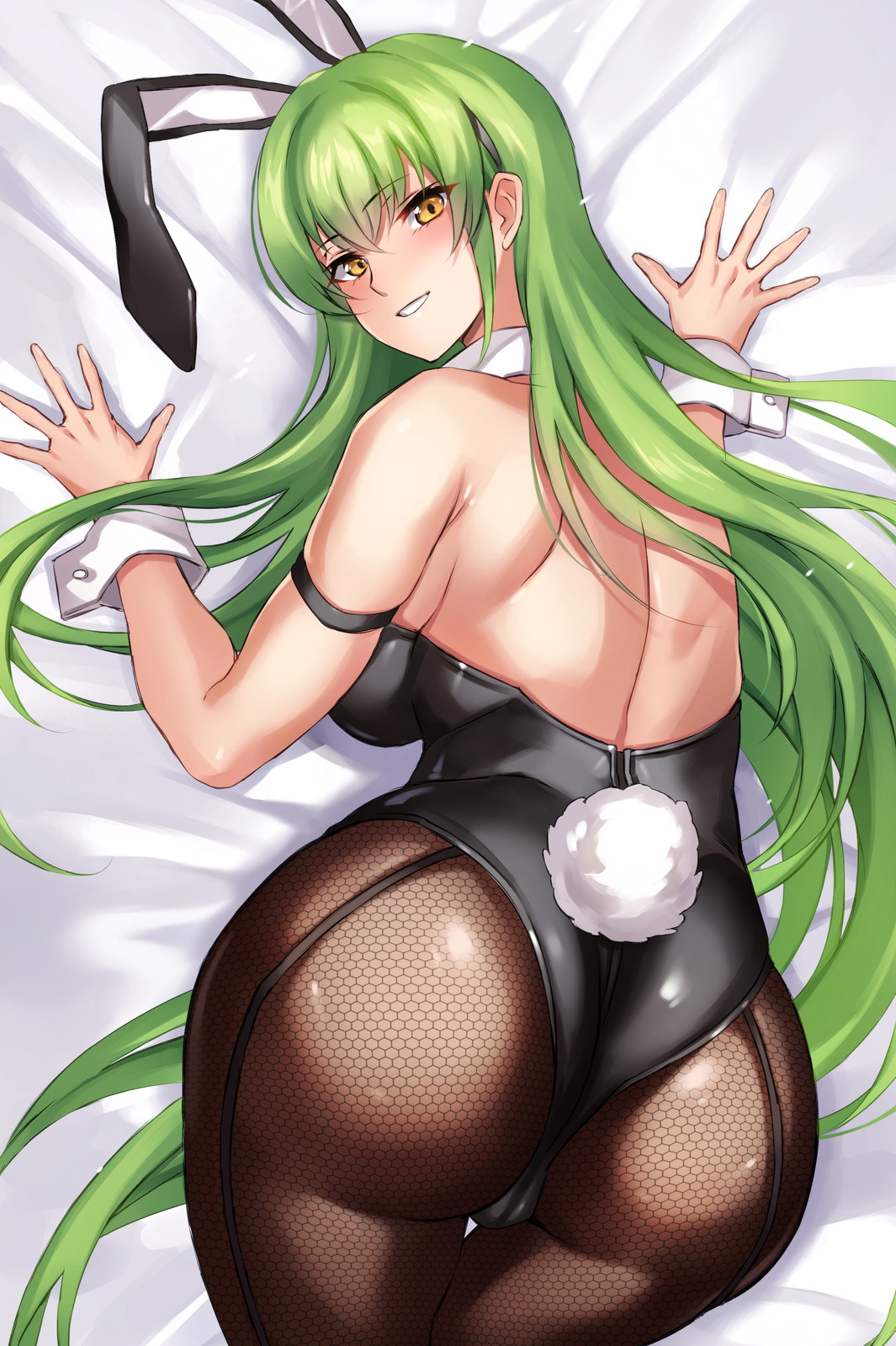 ass, big ass, bunnysuit, c.c., code geass, female, hikari (komitiookami), tagme